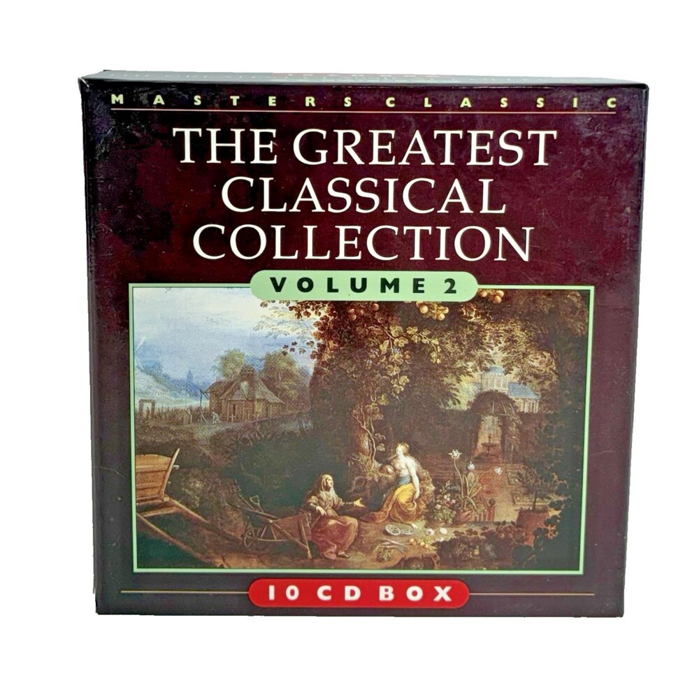 The Greatest Classical Collection Volume 2 Masters Classics 10 CD Box Set Tested
